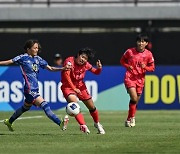 U-17 여자축구, 日에 0-3 완패 '아시안컵 4강 탈락'... 3위 결정전서 WC 티켓 노린다
