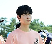 '2024 TNF100 강원 대회'에 참가한 차은우