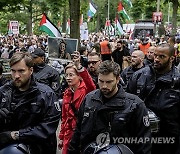 APTOPIX Germany Israel Palestinians Europe Protests
