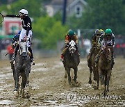 APTOPIX Preakness Horse Racing