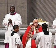 VATICAN POPE FRANCIS PENTECOST MASS