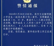 '中서 또 흉기 난동' 이번엔 초등학교..2명 사망·10명 부상