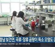 충남 보건연, 곡류·장류 곰팡이 독소 오염도 검사