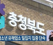 충청북도, 청소년 유해업소 밀집지 집중 단속