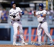 APTOPIX Reds Dodgers Baseball