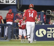 [포토] 최정, 아쉬운 삼진