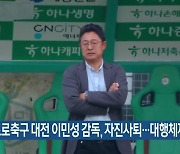 프로축구 대전 이민성 감독, 자진사퇴…대행체제