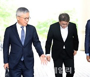 [포토]김호중, '고개 숙이며 영장심사 출석'