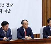 與 "김정숙 여사 인도 방문, 특검 발동 요건...총의 모을 것"