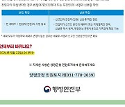 양평군, 전입신고 전입자 본인확인 강화