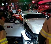 서울 금천구서 버스가 택시·버스 추돌…5명 부상