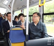 홍남표 창원시장, S-BRT 이용 시민 불편 사항 점검