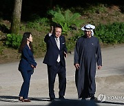 윤석열 대통령, 무함마드 UAE 대통령과 창덕궁 산책