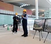 연내 완공 목표 '인천공항 2터미널 확장구간'