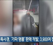 경기도 특사경, ‘가짜 명품’ 판매 적발…3,900여 점 압수