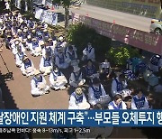 “발달장애인 지원 체계 구축”…부모들 오체투지 행진