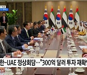 '한-UAE CEPA' 체결···300억 달러 투자 재확인