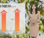 [날씨] 내일도 낮 더위…큰 일교차와 너울 주의