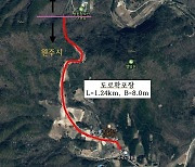 원주∼횡성 군도 5호선 1.24㎞ 구간 6월 중 개통…접근성 개선