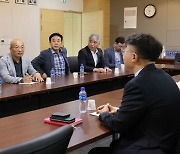 공영민 고흥군수, 최진원 주몽골 대한민국 대사 면담