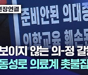 [현장연결] 보이지 않는 출구···의료계 촛불집회