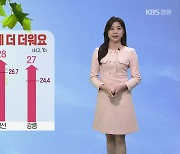 [날씨] 강원 내일 한낮 27~28도…자외선 지수 ‘매우 높음’