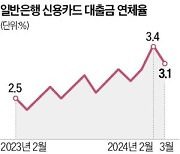 소액도 못갚았다…은행 카드론 연체 3%대로 치솟아