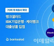 뱅크샐러드, 기업은행·케이뱅크 대출상품 입점…제휴사 70여개