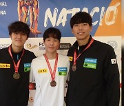 김민섭, 세계기록 보유자 꺾고 접영 200ｍ 우승...김우민도 금