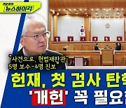 [뉴스하이킥] 임지봉 "첫 검사 탄핵 5:4 기각, 헌법재판관 정치 성향대로 나온 듯"