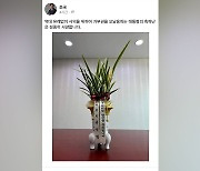 야 일부 의원들, 대통령 축하난 거부…여 "옹졸한 정치"