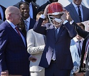 APTOPIX Biden Kansas City Chiefs Football