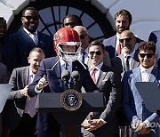 USA WHITE HOUSE BIDEN NFL FOOTBALL CHIEFS