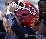 USA WHITE HOUSE BIDEN NFL FOOTBALL CHIEFS