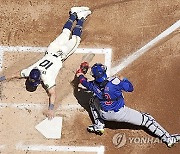 APTOPIX Cubs Brewers Baseball