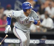 Rangers Marlins Baseball