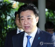 한미일 국방장관 회담 참석하는 기하라 미노루 일본 방위상