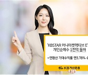 ‘KBSTAR 머니마켓액티브’, 올 들어 개인 순매수 1000억 돌파