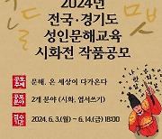 경기도평생교육진흥원, '성인 문해 교육 시화전 작품' 공모