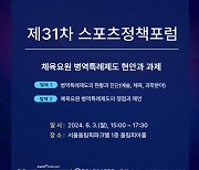 체육요원 병역특례제 과제는?… 31차 스포츠 정책 포럼