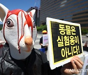 한국동물보호연합, 강원대 통합동물실험센터 건립과 동물실험 천국 규탄