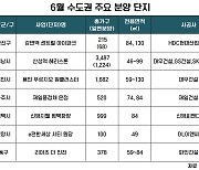 6월 수도권에서 3만가구 쏟아진다...분양시장 옥석 가리기 심화