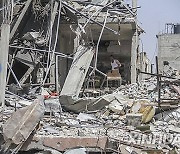 MIDEAST-GAZA-JABALIA CAMP-DESTRUCTION