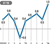 GDP 기준년 바꾸자 가계부채 비율 100.4%→ 93.5%로 하락 [1분기 GDP 1.3% 성장]