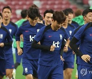 싱가포르전 하루 앞둔 축구대표팀