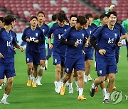 싱가포르전 하루 앞둔 축구대표팀