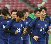 싱가포르전 하루 앞둔 축구대표팀