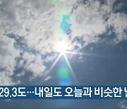 담양 29.3도…광주·전남 내일도 오늘과 비슷한 날씨