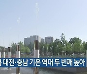 올봄 대전·충남 기온 역대 두 번째 높아