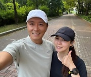 진태현♥박시은, 오늘은 러닝 데이트 “덥죠? 모두 달리세요”